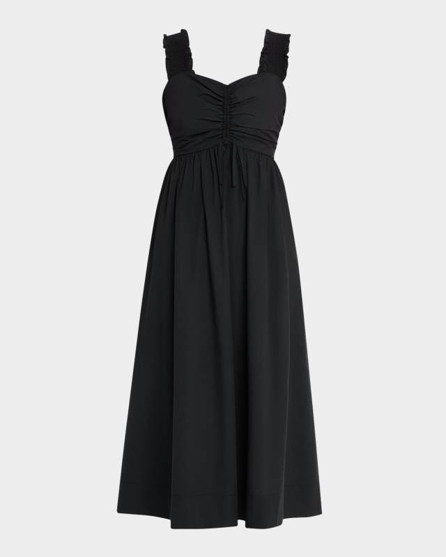 Irisa Poplin Midi Dress